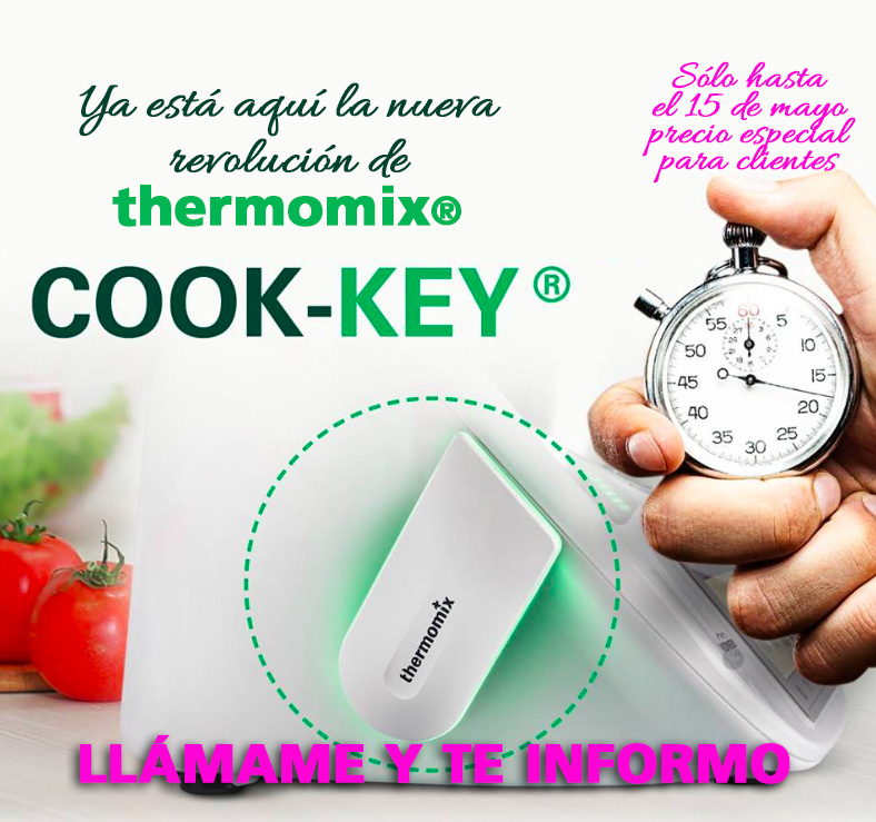 Tic-tac, tic-tac... ya esta aquí lo último de Thermomix® . El Cook-key!!!